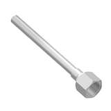Sulzer® Statomix™ SH Aluminum Alloy High Quality Safety Shroud, 12.2 mm ID x 16 mm OD x 279 mm L, For 7/8-9 Thread 08 - 32 ME Static Mixers 1/BX redirect to product page